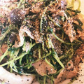 ゆっか＠うー's cooksnap of when they made 豆苗と豚肉のオイマヨ炒め.
