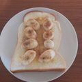 chikinda's cooksnap of when they made パパンでお手軽♫バナナシナモントースト♡.