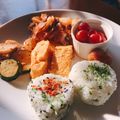 928るびすけ☆☆'s cooksnap of when they made 長芋とズッキーニのバター醤油焼き.
