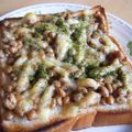 ぽんちゃん's cooksnap of when they made ♫⁺♦･*:納豆トースト:｡♦♫.