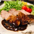 わか★'s cooksnap of when they made ワインに合う♪ローストビーフ 葡萄ソース.
