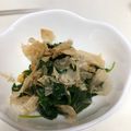 クック83I3G2☆'s cooksnap of when they made モロヘイヤのおひたし.