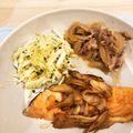 sio2ois's cooksnap of when they made 鮭のムニエル・キノコバター塩ポン酢.