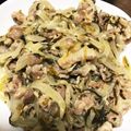 どみの＊'s cooksnap of when they made マヨ好き絶賛♪豚肉とからし高菜のマヨ炒め.