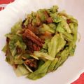 こげ岡's cooksnap of when they made 手軽にチャッ☆さんま缶de炒め物.