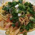 ⭐️yuka⭐️'s cooksnap of when they made 捨てない！アサリの酒蒸し汁で”パスタ”.