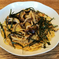 クック7RK4JC☆'s cooksnap of when they made 簡単✨ナスとしめじのバター醤油和風パスタ.