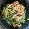 ☆けちか☆'s cooksnap of when they made きゅうりとかにかまの胡麻油和え.