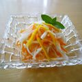 runa10's cooksnap of when they made マンゴー入りの紅白なます.