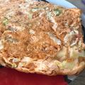 どん☆ぐり's cooksnap of when they made 簡単！ふわふわ☆明太キャベツオムレツ.