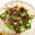 珠生ママ☆'s cooksnap of when they made オクラの梅和え.