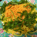 RUKA37's cooksnap of when they made 鮭フレークで簡単　大葉と鮭の和風パスタ.