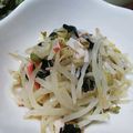 ユーロン's cooksnap of when they made もやしの海苔ナムル.