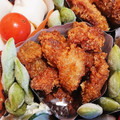 comomuz's cooksnap of when they made 弁当！時短簡単！豚コマのミニとんかつ.