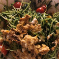 avrilseise's cooksnap of when they made トマトと豆苗の玉子炒め.