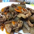popeee's cooksnap of when they made 低カロリー♪こんにゃくと鶏挽肉の金平.