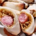 チャオ＆ともこ's cooksnap of when they made 子ども大好き♪ホットドック風春巻き.