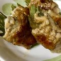 ♪★noriko★♪'s cooksnap of when they made 茗荷の豚肉巻きポン酢焼き.