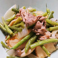 nchanrio's cooksnap of when they made 牛肉と厚揚といんげんの炒め煮.