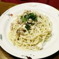 cacotan's cooksnap of when they made シーチキンとクリームチーズの和風パスタ.
