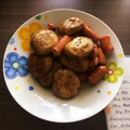 Tixitita's cooksnap of when they made マッシュルームとソーセージのアヒージョ.