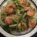 bigtree13's cooksnap of when they made はぐらうりと海老の生姜炒め.