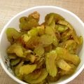 knoflook's cooksnap of when they made 【農家のレシピ】セロリのおかかキンピラ.