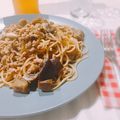 Nanina's cooksnap of when they made 和風 きのことナスのパスタ.