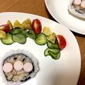 minminho's cooksnap of when they made おにぎりで簡単キャラ弁～アンパンマン編～.