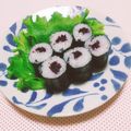 まあまま☆0403's cooksnap of when they made 赤梅紫蘇の細巻き寿司.