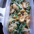 ｸﾏﾀﾞﾜ子's cooksnap of when they made 水菜✿油揚げのおろしポン酢醤油♡.