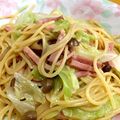 トロイメライ♬'s cooksnap of when they made 簡単！ベーコンとキャベツのパスタ.