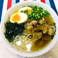 U☆kaoru's cooksnap of when they made 男が惚れる〆飯【アサリ塩ラーメン♡】.
