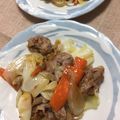 トロイメライ♬'s cooksnap of when they made 豚とキャベツのピリ辛炒め.