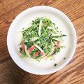 クックOZ47X2☆'s cooksnap of when they made 豆苗きゅうりちくわのマヨポンサラダ.