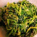 ぺたんこクマ's cooksnap of when they made 簡単なのに美味しい！ほうれん草のごま和え.
