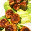 tayu9393's cooksnap of when they made 簡単ジューシーピーマン＆しいたけの肉詰め.