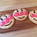 rinomama17's cooksnap of when they made アンパンマンクッキー.
