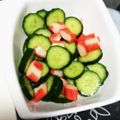 はるいろいちご's cooksnap of when they made あと一品に♪カニカマとキュウリのナムル.