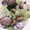 231なっち's cooksnap of when they made フライパンで★キャベツとアサリの酒蒸し.