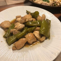ひつじこけし's cooksnap of when they made 万願寺とうがらしと鶏肉のポン酢醤油炒め.