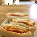 広野のタイタン's cooksnap of when they made 甘いコールスローのハム卵サンド.
