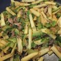 BlueRose♪'s cooksnap of when they made ゴーヤとじゃがいものカレー醤油炒め.
