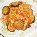 白いぐれーぷ's cooksnap of when they made なすのトマトパスタ.