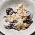 ジョングレ's cooksnap of when they made 茄子の梅ツナマヨ和え.