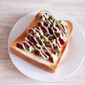 アクセル☆'s cooksnap of when they made 朝食に！ウィンナーとピーマンのトースト♬.