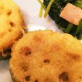 うみの音's cooksnap of when they made 鶏挽肉のれんこん挟み揚げ.