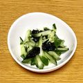 にきけん's cooksnap of when they made きゅうりと韓国海苔あえ☆簡単１品.