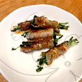 こうちゃんちゃん☆'s cooksnap of when they made 豆苗と豚肉のオイマヨ炒め.