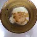 クック8E2SWS☆'s cooksnap of when they made レンジで温泉卵.